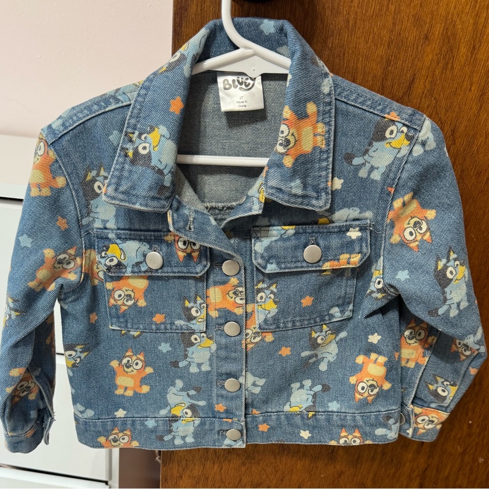 Toddler Bluey Denim jacket